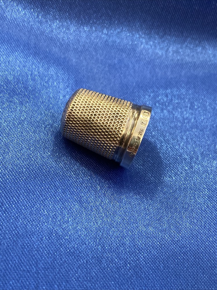 Charles Horner C. H SOLID STERLING SILVER THIMBLE No:7 - Read First