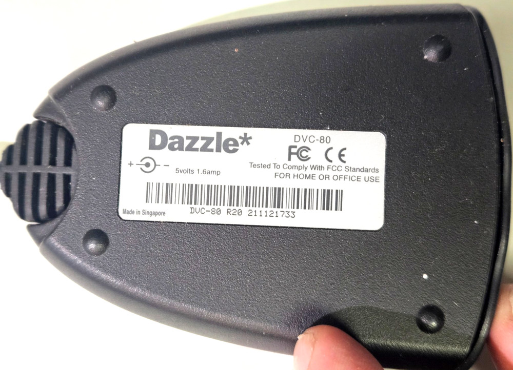 Dazzle Digital Video Creator 80 USB Capture Device RCA S-Video Untested