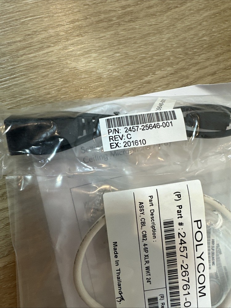 New Open Box Polycom HDX Ceiling Microphone Array for HDX Video Conferencing