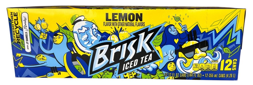 Brisk Lemon Iced Tea 12 pack