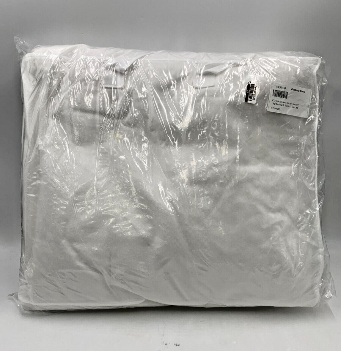 Pottery Barn Classic 550 Fill Down Duvet Insert Lightweight Twin XL #Z1208