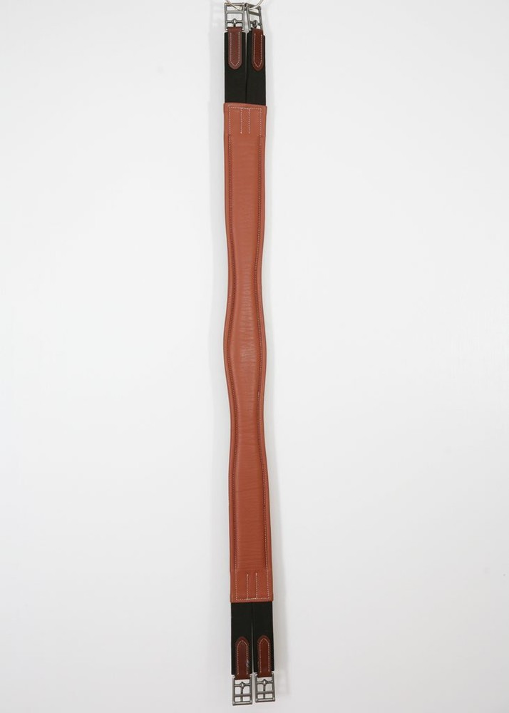 KL Select Red Barn Pace Jumping Girth 50" Brown Inv: 6034A