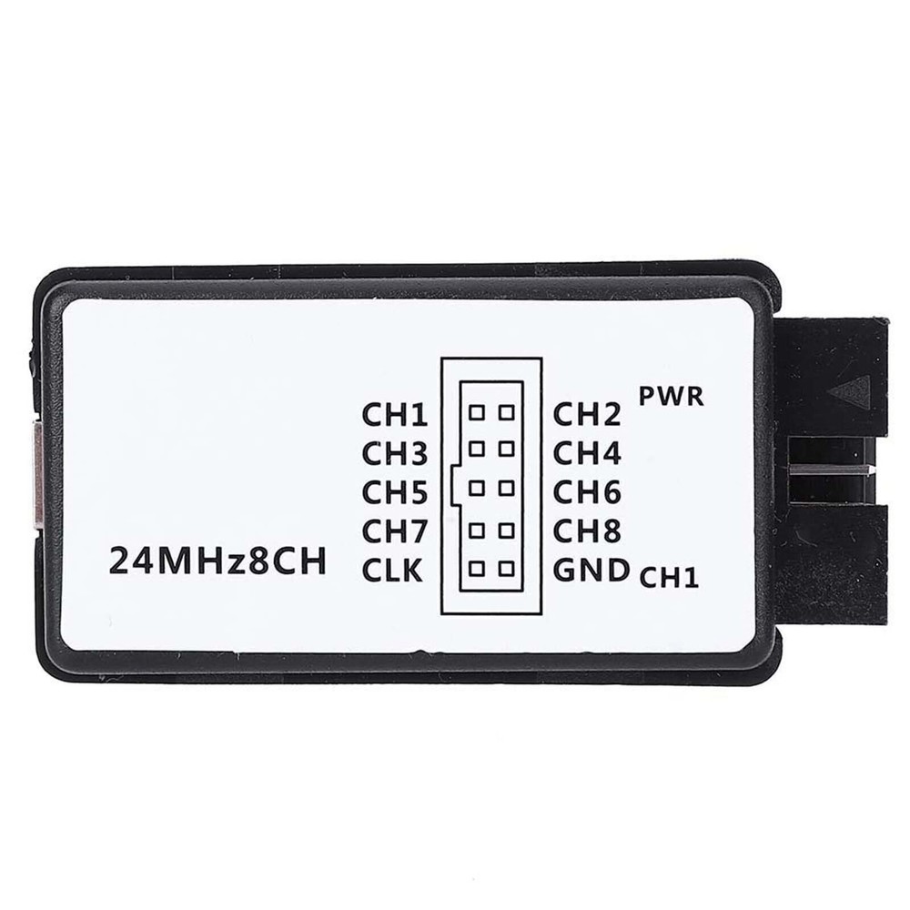 USB Logic Analyzer Device Set Mini Digital Pocket Size 8 Channel Input Memory