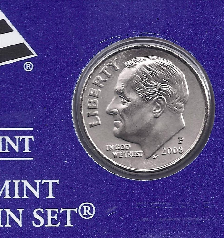 2008-P SATIN FINISHED MINT SEALED DIME