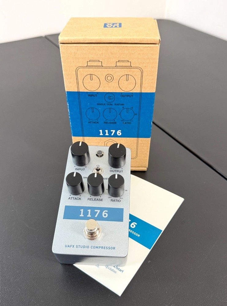 Universal Audio UAFX 1176 Studio Compressor Guitar Pedal