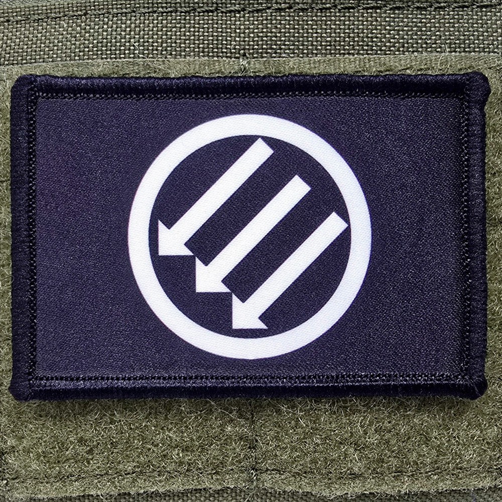Anti Fascist Patch Moral Tactical Resist Military Army Blac Flag Hook & Loop 3x2