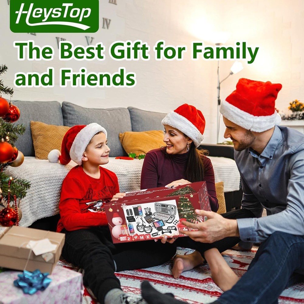 27 in 1 Upgraded Switch OLED Accessories, Switch Accessory Bundle Kit For Gift,o