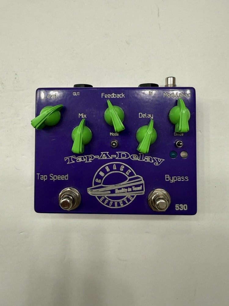 Cusack Music Tap-A-Delay Digital Delay Tap Tempo Modulation Guitar Effect Pedal