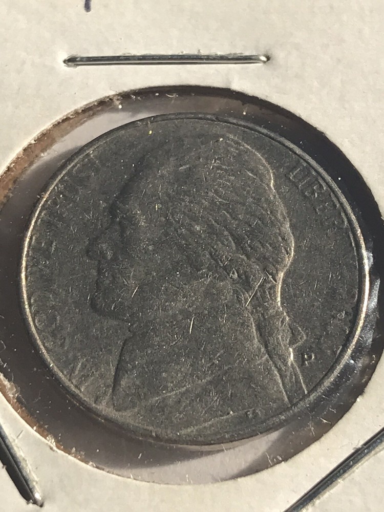 2003P Jefferson Nickel Clogged Die Error