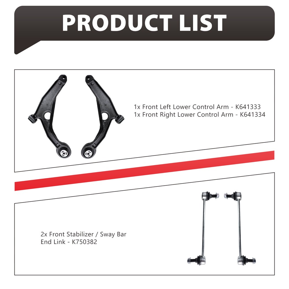 Front Lower Control Arm Stabilizer Sway Bar Link for Dodge 2009-2020 JOURNEY