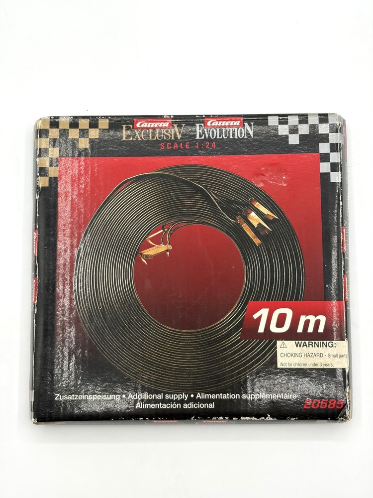 Carrera Exclusive Evolution 10m Extension Cable – Slot Car Track Accessory