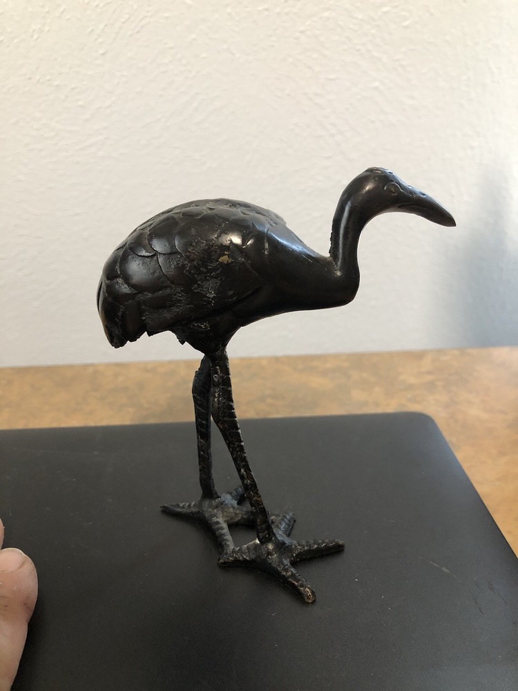 Bronze Herring Bird Decor