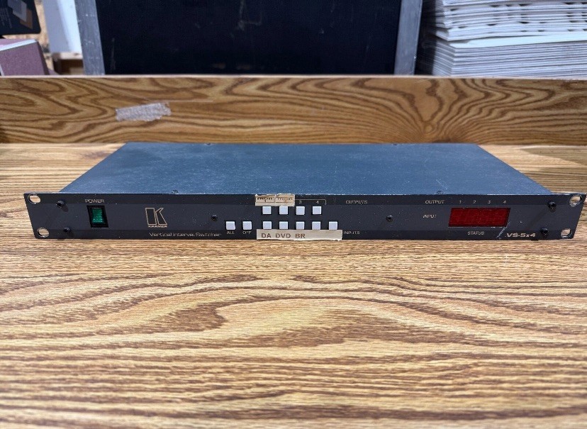 Kramer VS-5x4 Vertical Interval Video Switcher Rack Mount