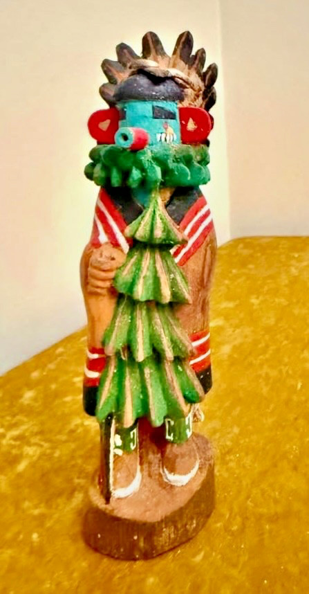 Original Kachina Wood Carving Doll - MORNING KACHINA, 7.5" Tall, By