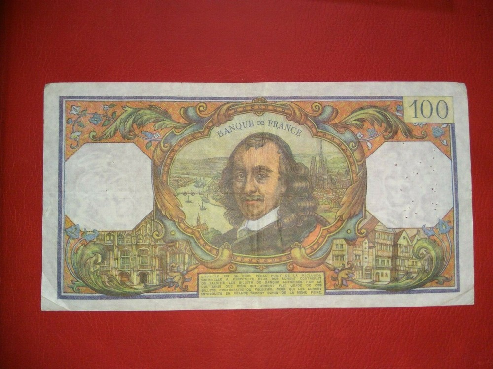 France billet , banknote 100 francs