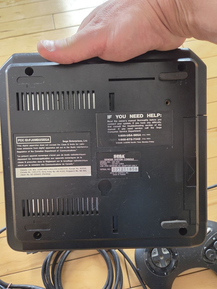 Sega Genesis Console W/ 4 Controller No Cord