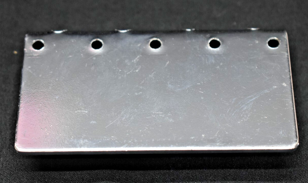 Chrome Plate Style Bridge - 4 String Bass Guitar