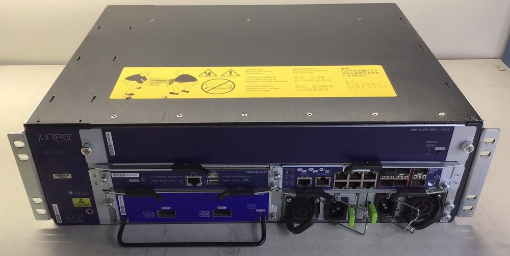 Juniper Networks SRX1400 Services Gateway Tested + Reset