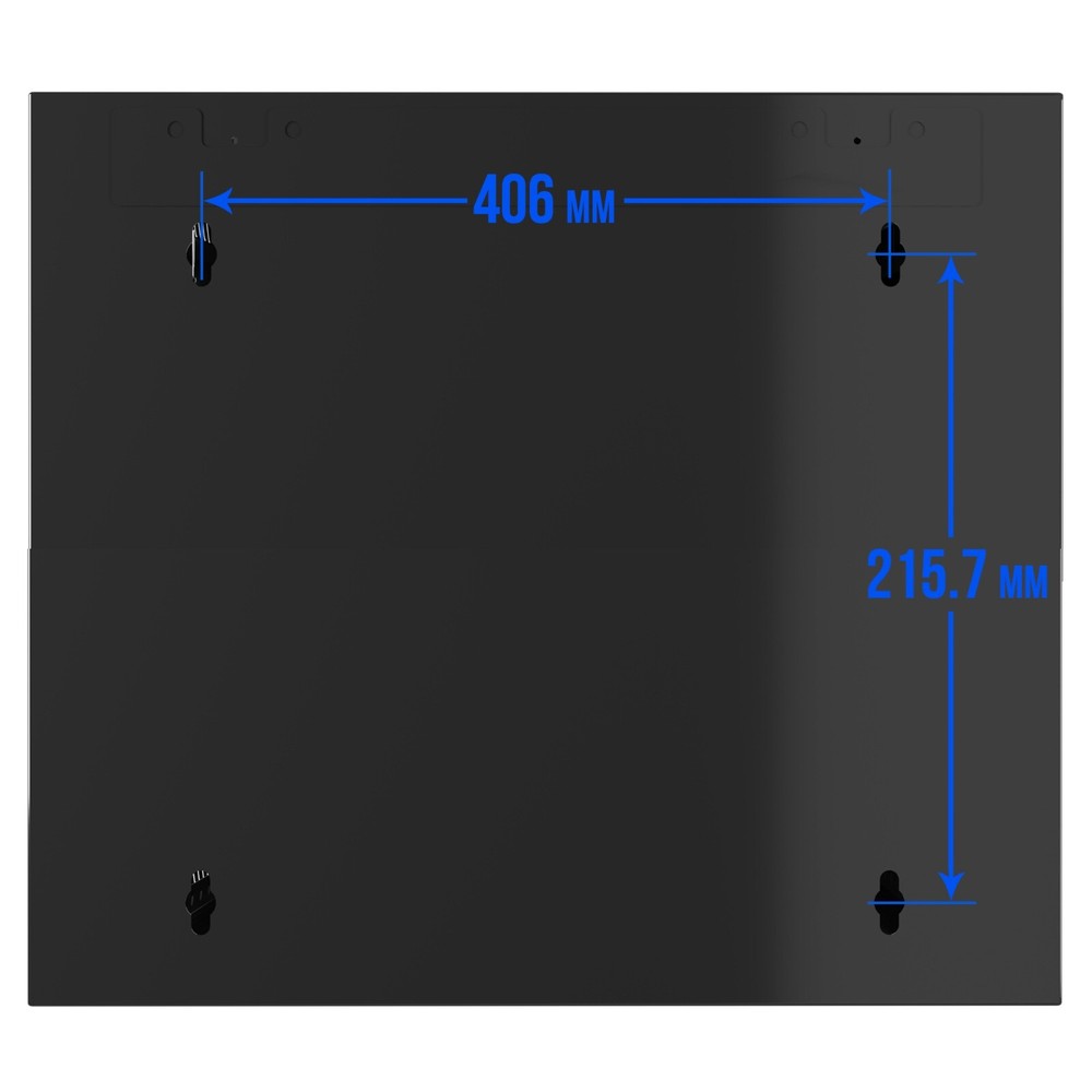Sysracks - 9U Network Rack Wall Mount - Locking Server Cabinet – 24-Inch Depth -