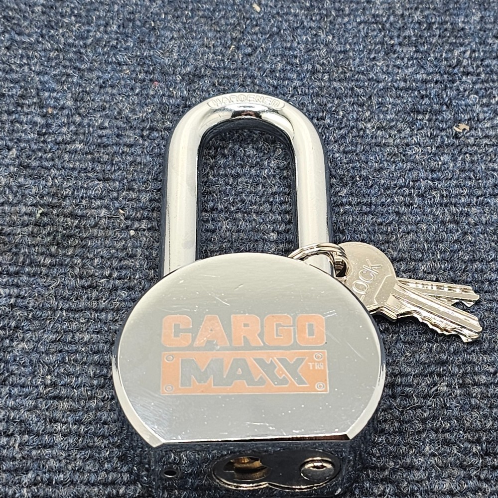 CargoMaxx Solid Body Padlock With 3 Keys