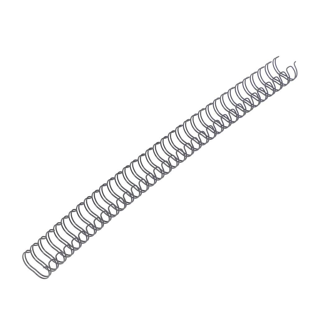 100x Double Loop Wire Binding Spines 9/16Inch 34Loop 3:1 Pitch 120Sheet Capacity