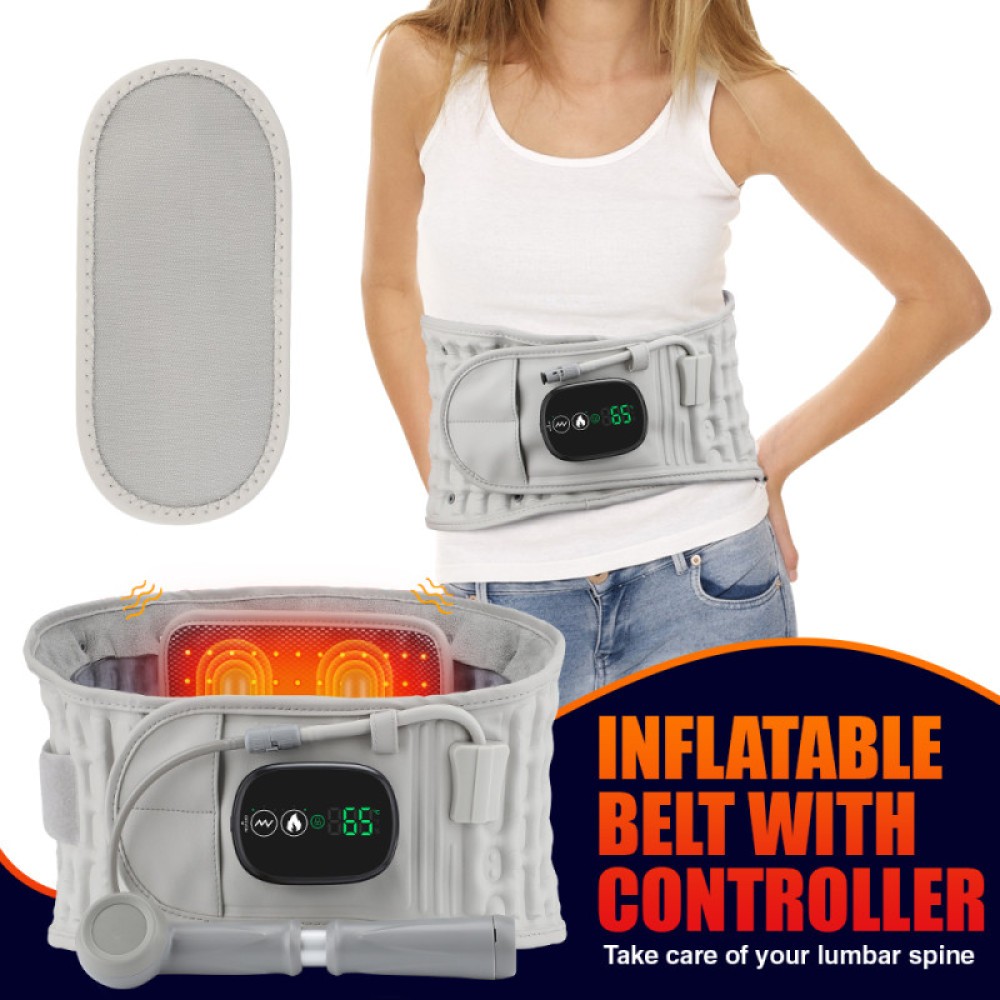 Heating Massage Decompression Belt Lumbar Support for Lower Back Pain Relief