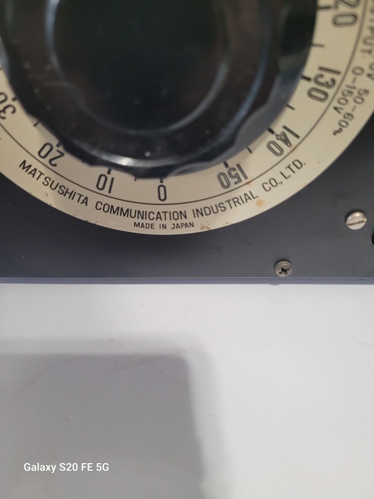 Volstat MATSUSHITA VOL STAT Variac Variable Voltage TF
