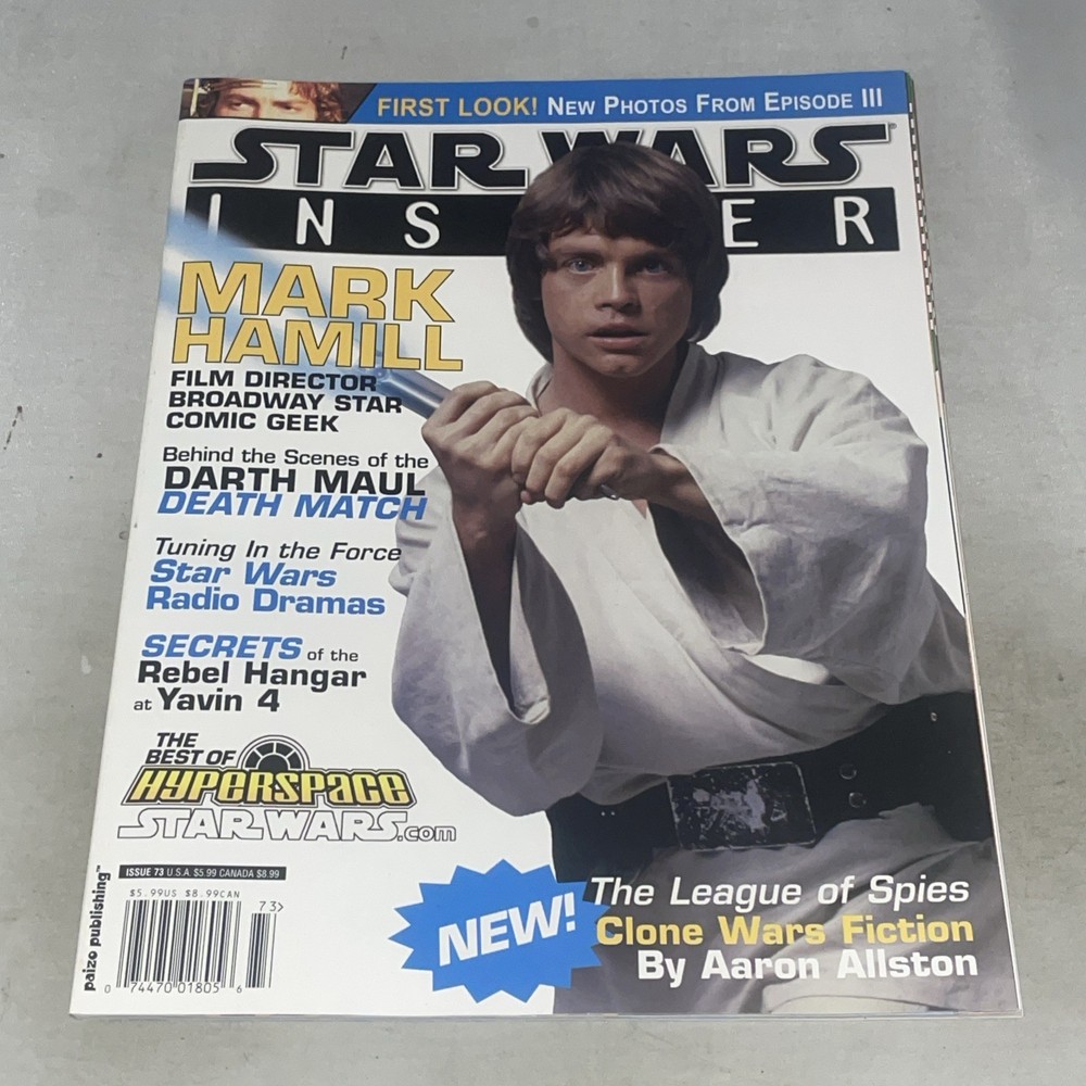 Star Wars Insider Magazine Issue 73 Mark Hamill