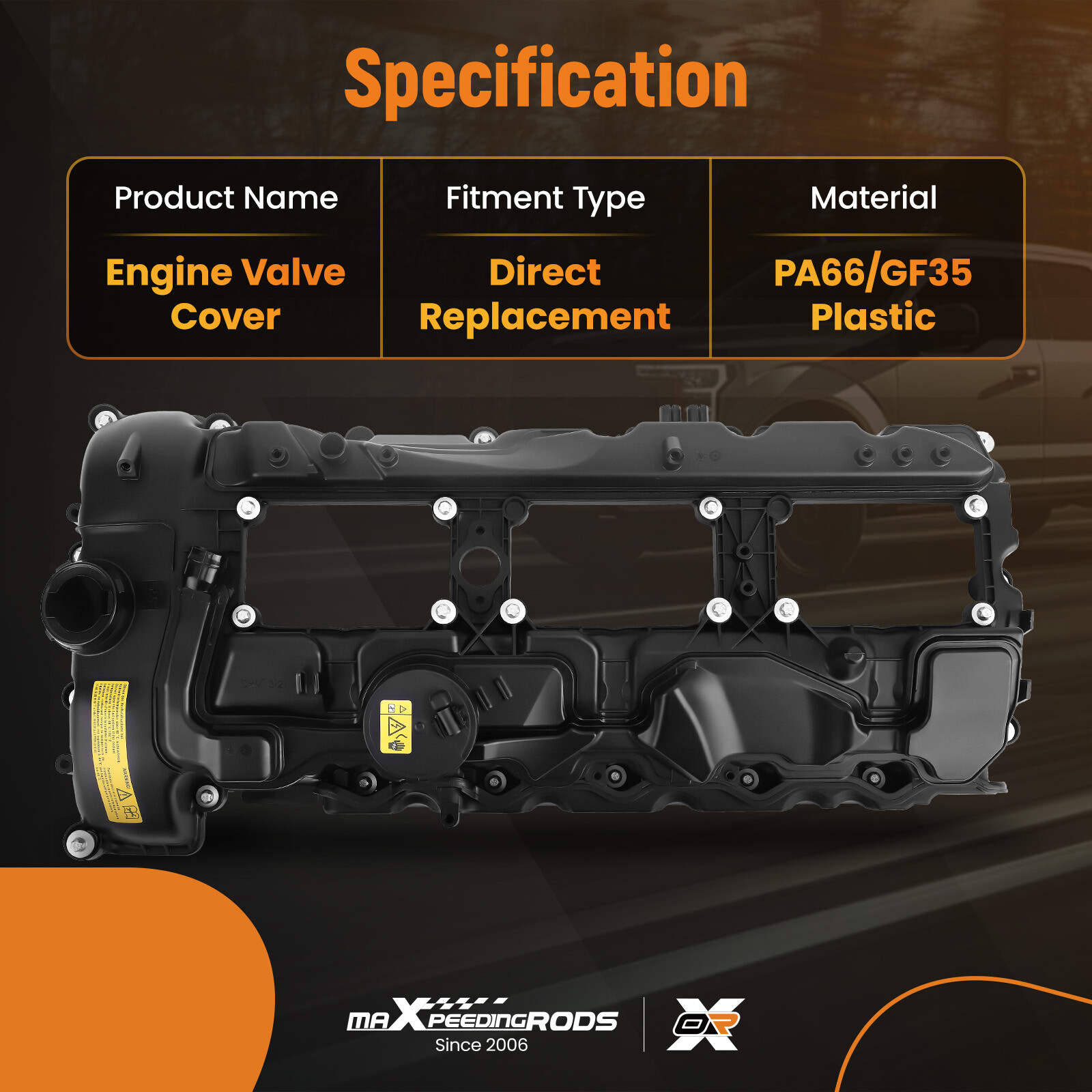 Valve Cover & Gasket Cap for BMW N55 135i 335i 535i 640i 740i X3 X5 11127570292