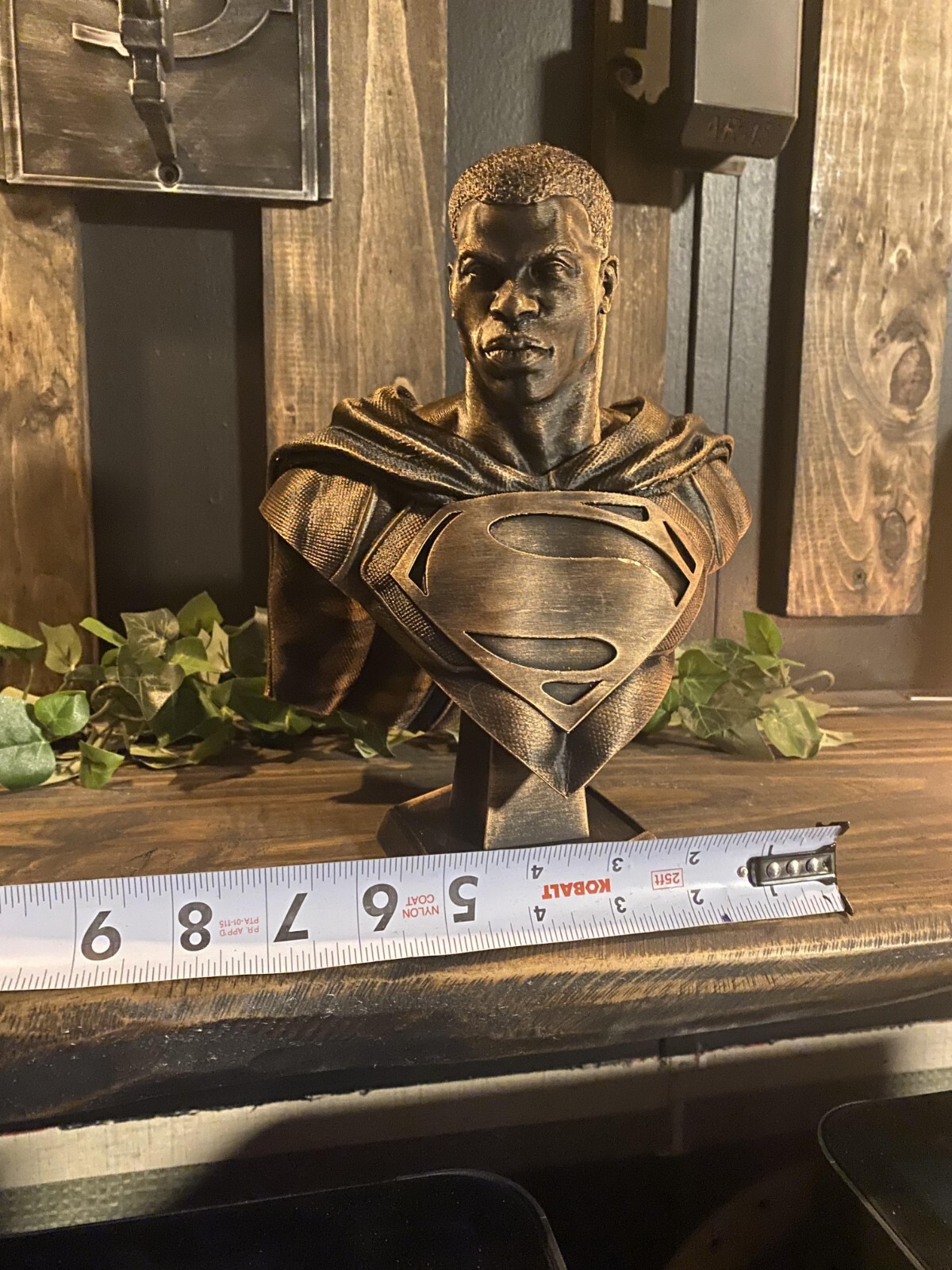 VAL ZOD STATUE BLACK SUPERMAN