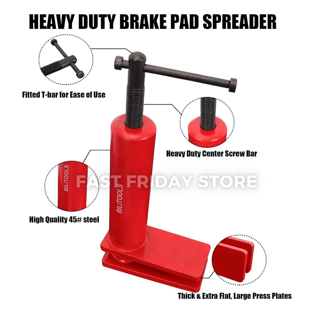 Brake Caliper Piston Compressor Press Tool Brake Pad Spreader for 1 2 4 6 Piston