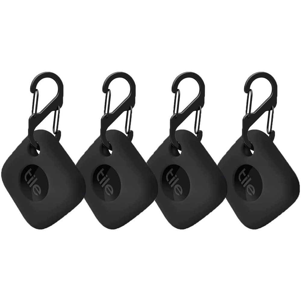 4PCS Case for Tile Mate Tracker 2024/ Tile Mate Tracker 2022, Soft Silicone S...