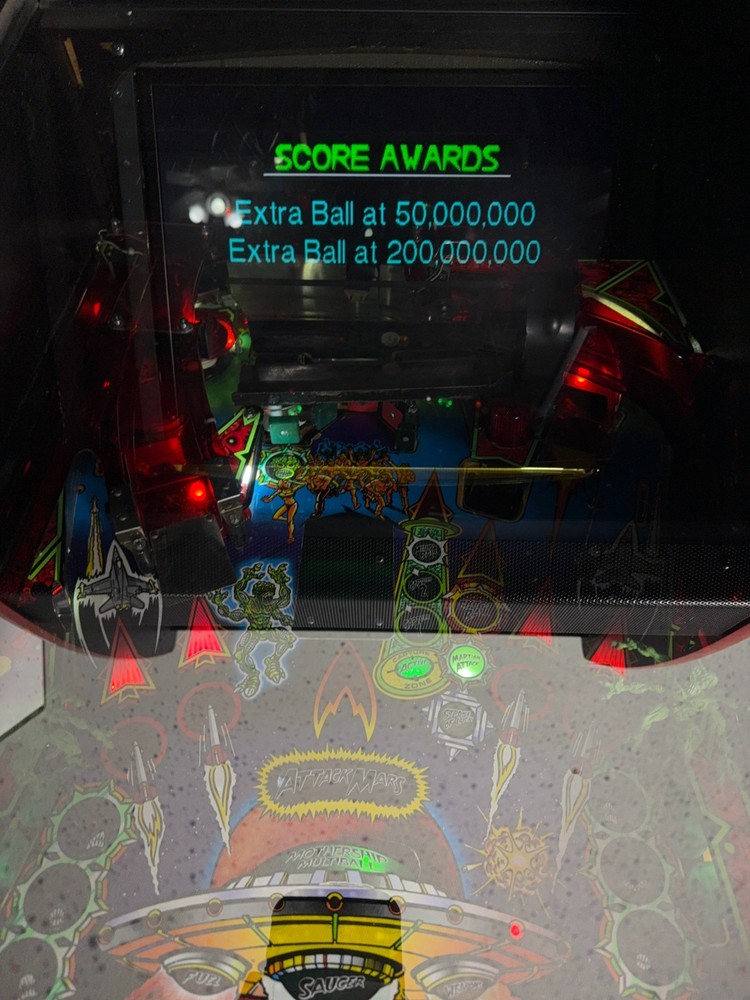 Revenge From Mars Pinball Machine