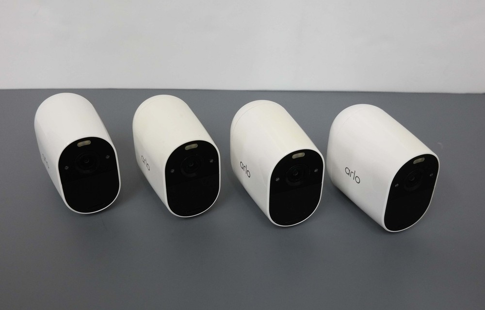 Arlo Essential Spotlight Wireless 1080p Surveillance Camera - White (4-Pack)