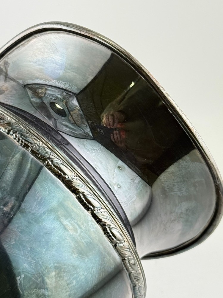 Antique WM Rogers Silverplate Pitcher Evan Dale Pattern Ornate Handle