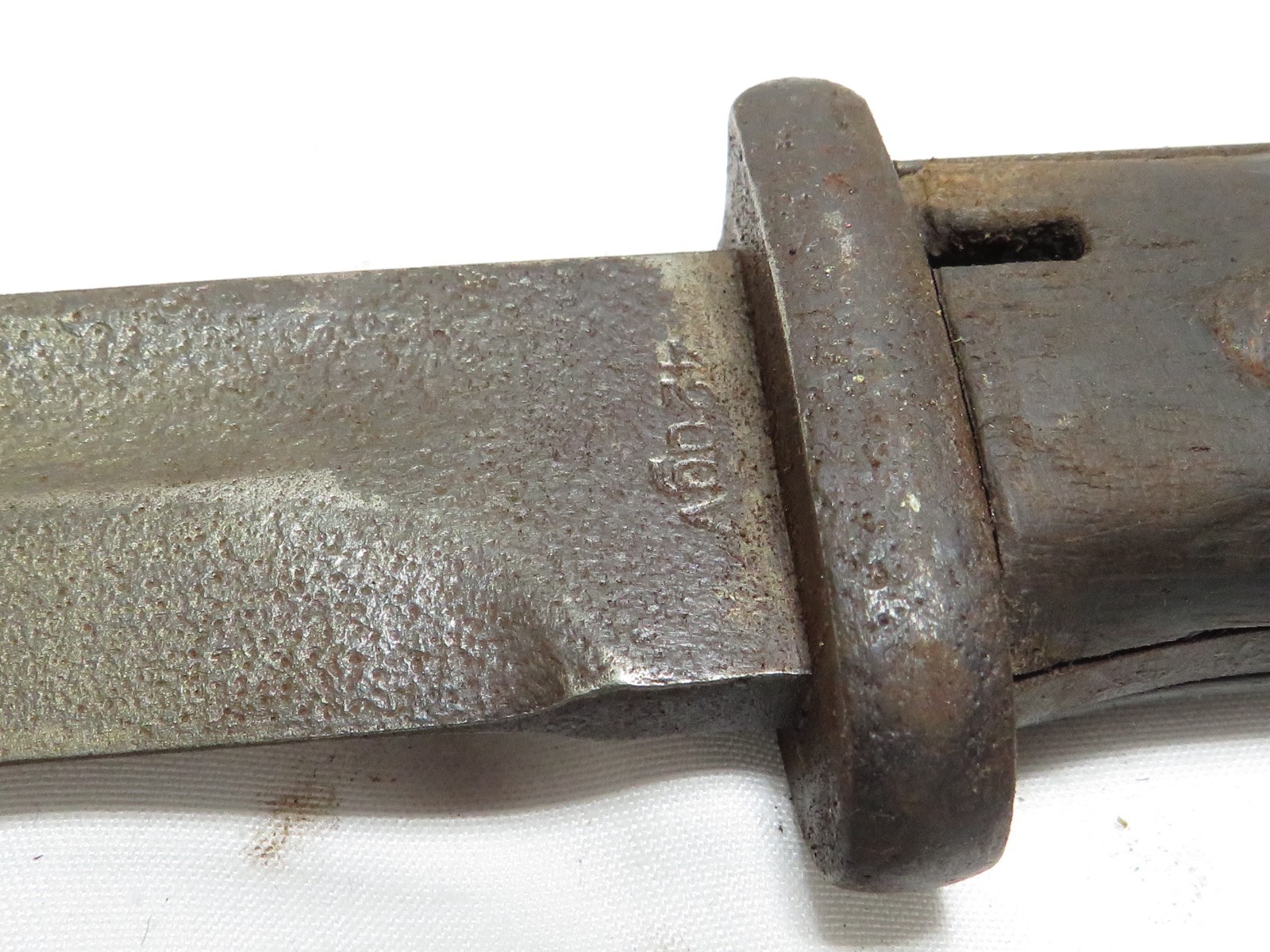 MILITARY GERMAN MAUSER BAYONET P 5504 INSPECTORS MARK WW ONE *