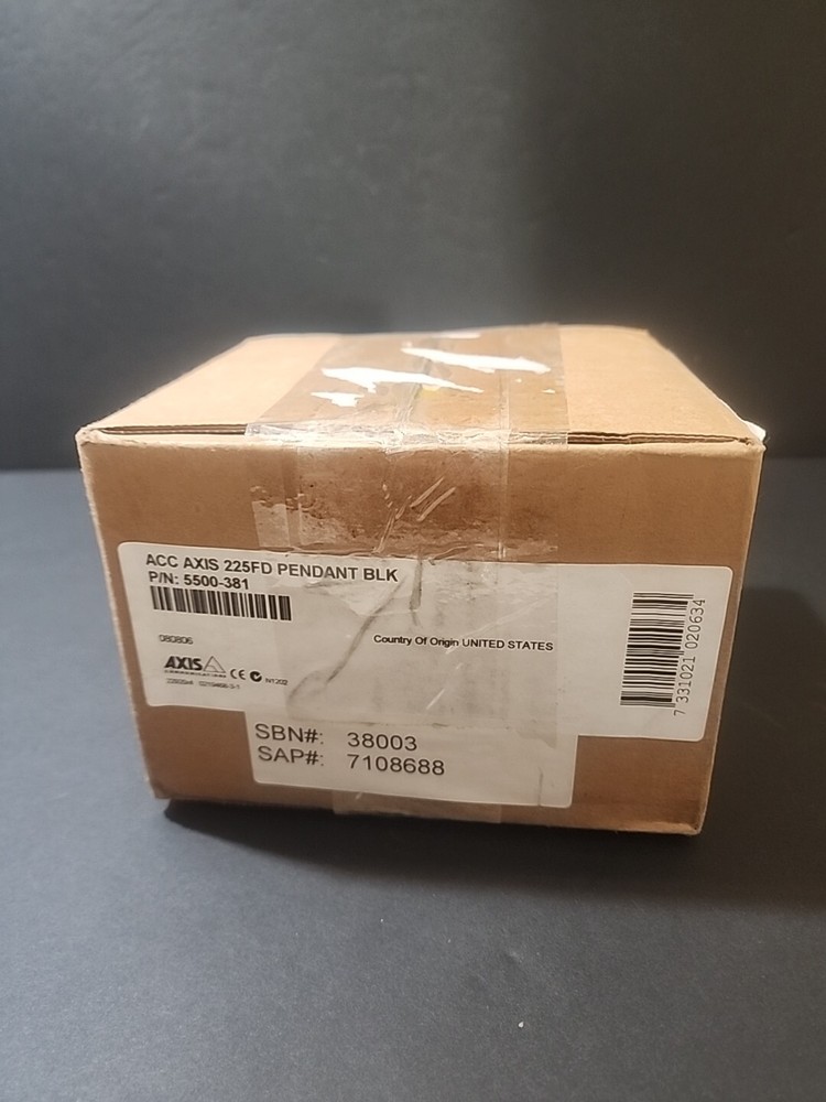 AXIS 225FD Pendant Kit Black 5501-381