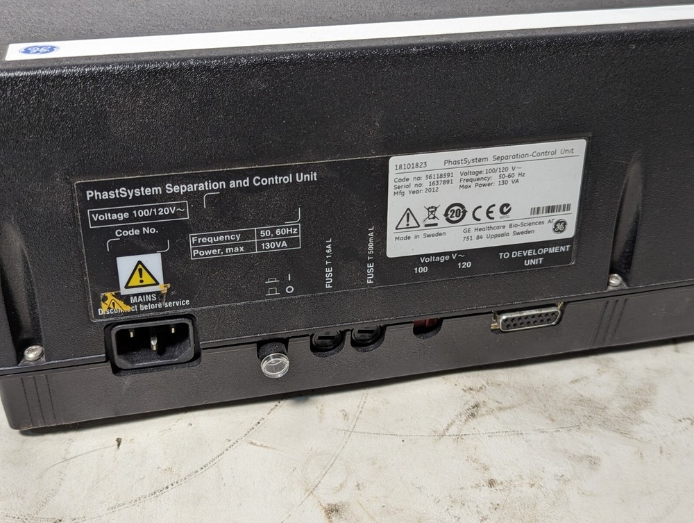 GE PhastSystem Separation and Control Unit 56118591, Development Unit 56118593