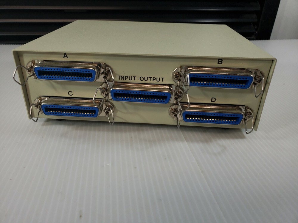 DATA TRANSFER SWITCH BOX VINTAGE UNUSED
