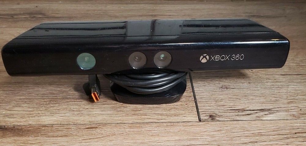Genuine Microsoft Xbox 360 Kinect Connect Black Sensor Bar Model #1473 Tested