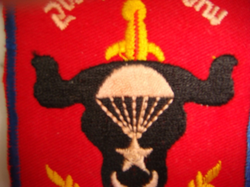 CAMBODIAN AIR FORCE " BUFFALO HEAD " VIETNAM WAR PATCH