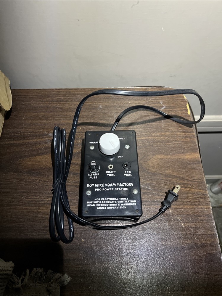 Hot Wire Foam Factroy - Variable Power Supply. Hot, Warm