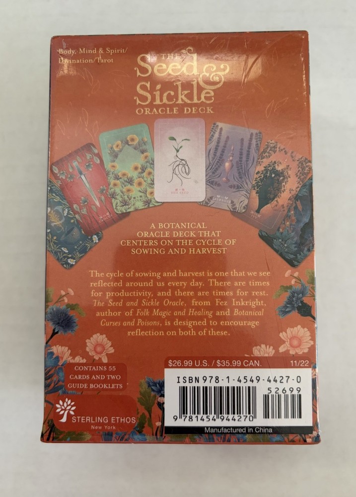 The Seed & Sickle Oracle Deck by Fez Inkwright NEW & SEALED