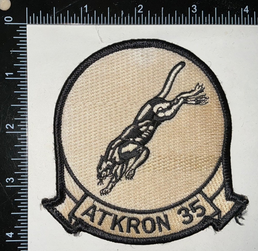 Cold War USN US Navy VFA-35 ATKRON Fighter Attack Squadron Patch