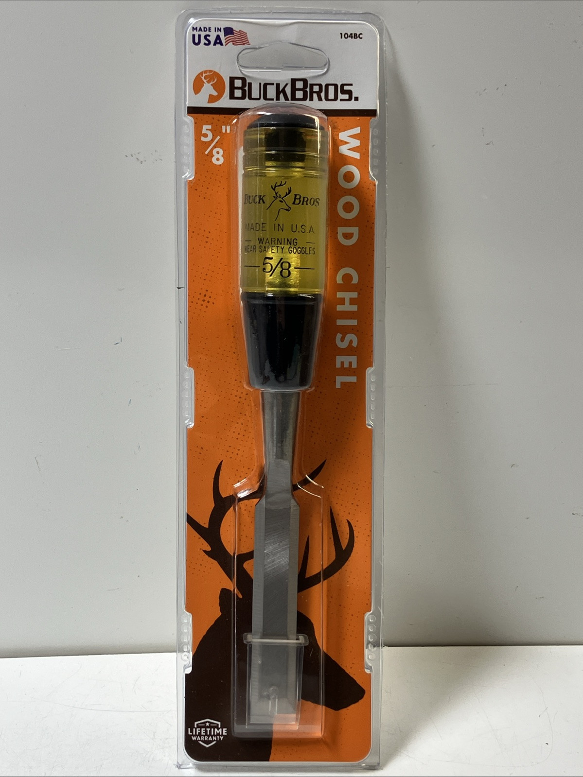 Lot Of (2) Buck Bros Professional 5/8" Wood Chisel 104BC