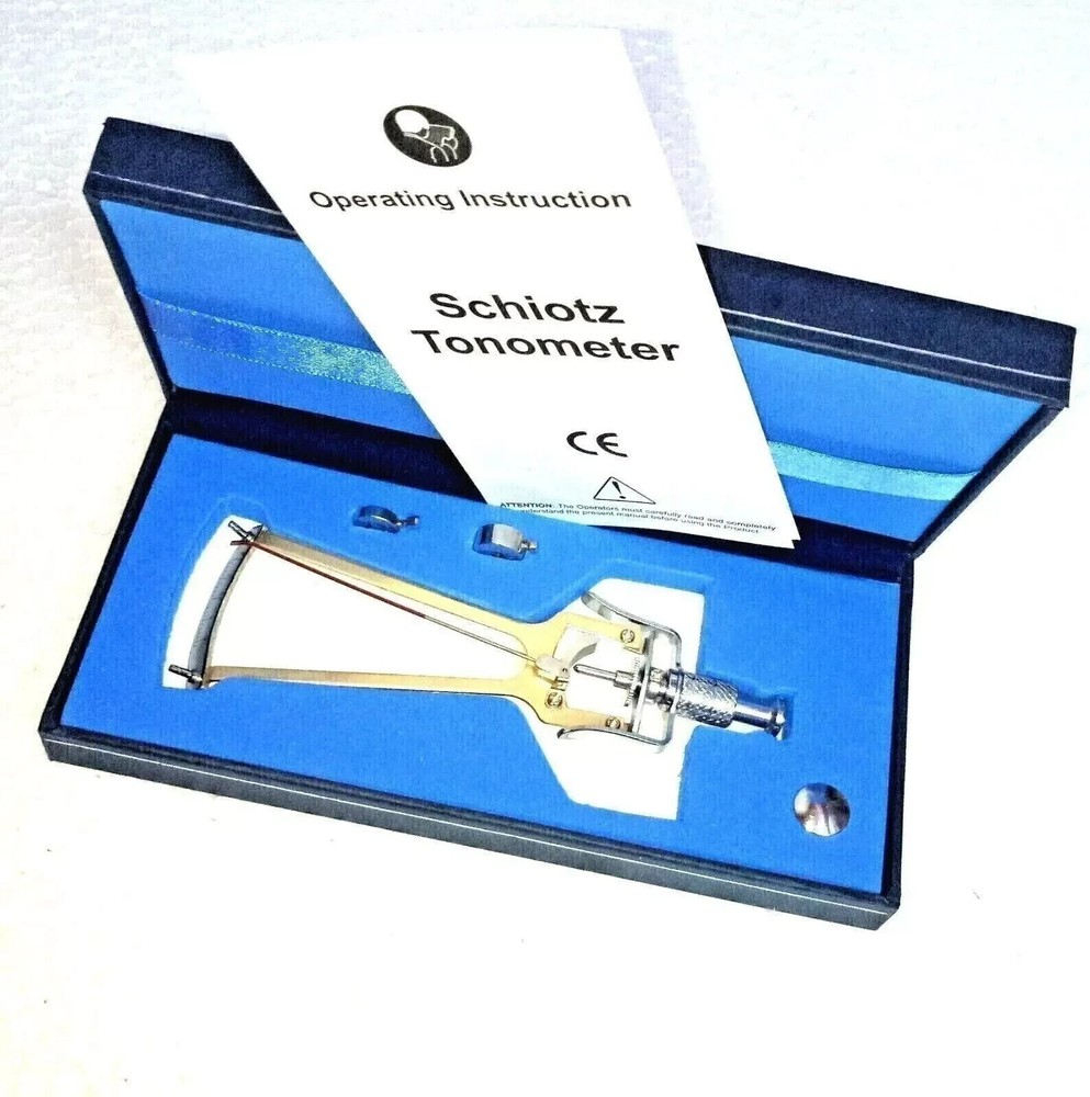 Schiotz Tonometer For Ophthalmology & Optometry In case