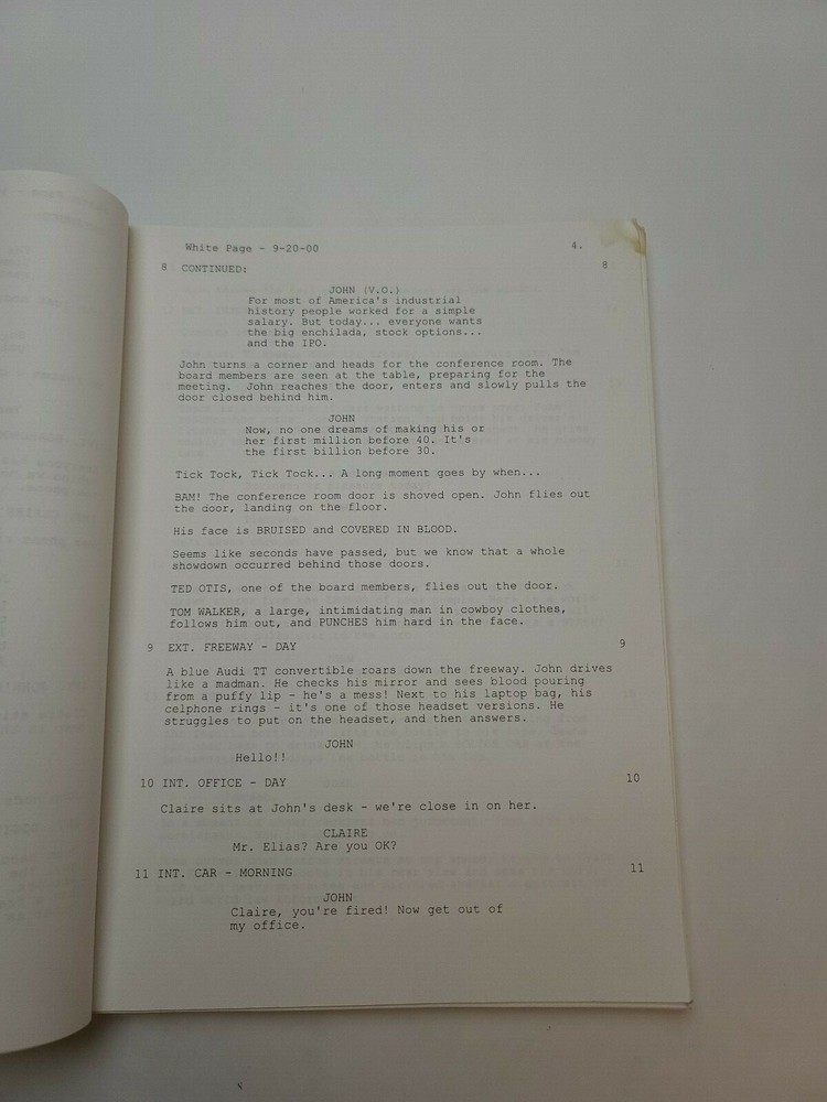 PURPOSE / Ronen Apteker & Alan Lazar 2000 Screenplay, software developer billion