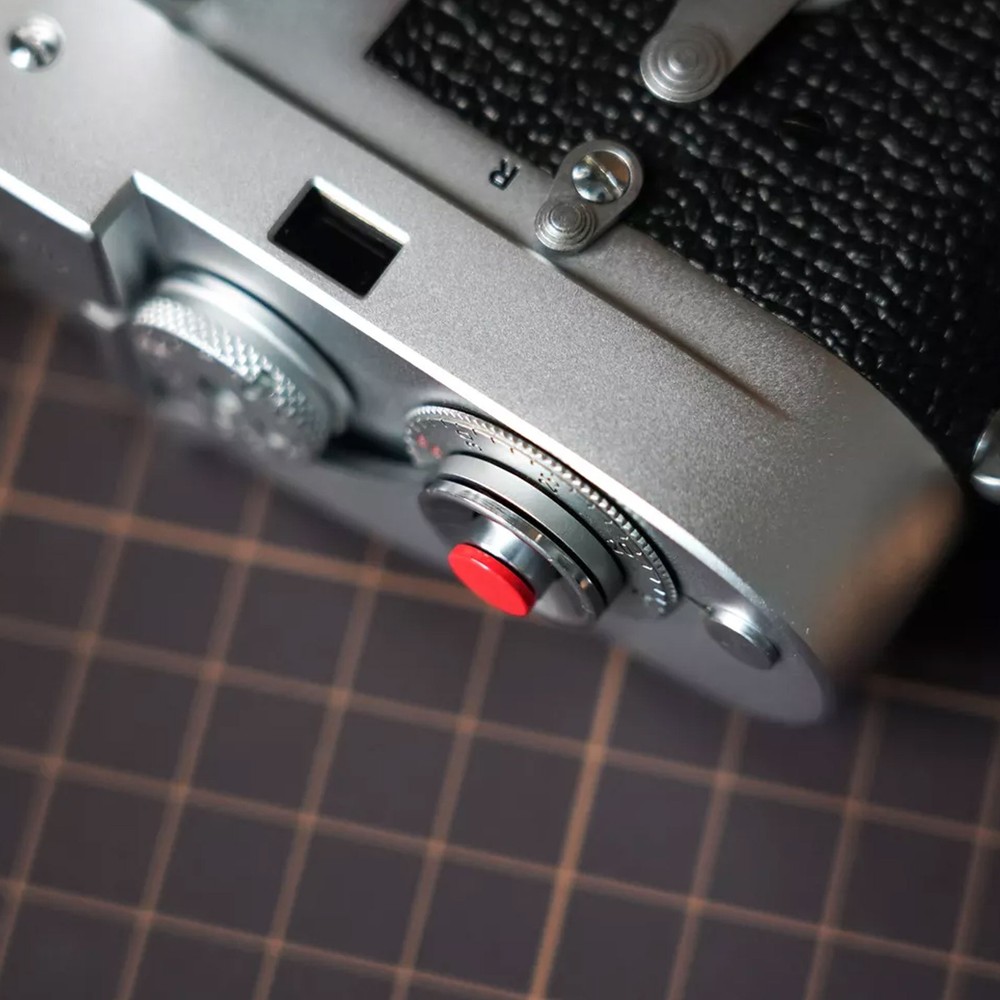 Mini 7mm Shutter Release Button Brass White Copper for Fujifilm Leica Camera