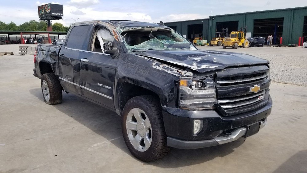 18 CHEVY SILVERADO 1500 FRONT CENTER FLOOR CONSOLE ASSEMBLY BROWN
