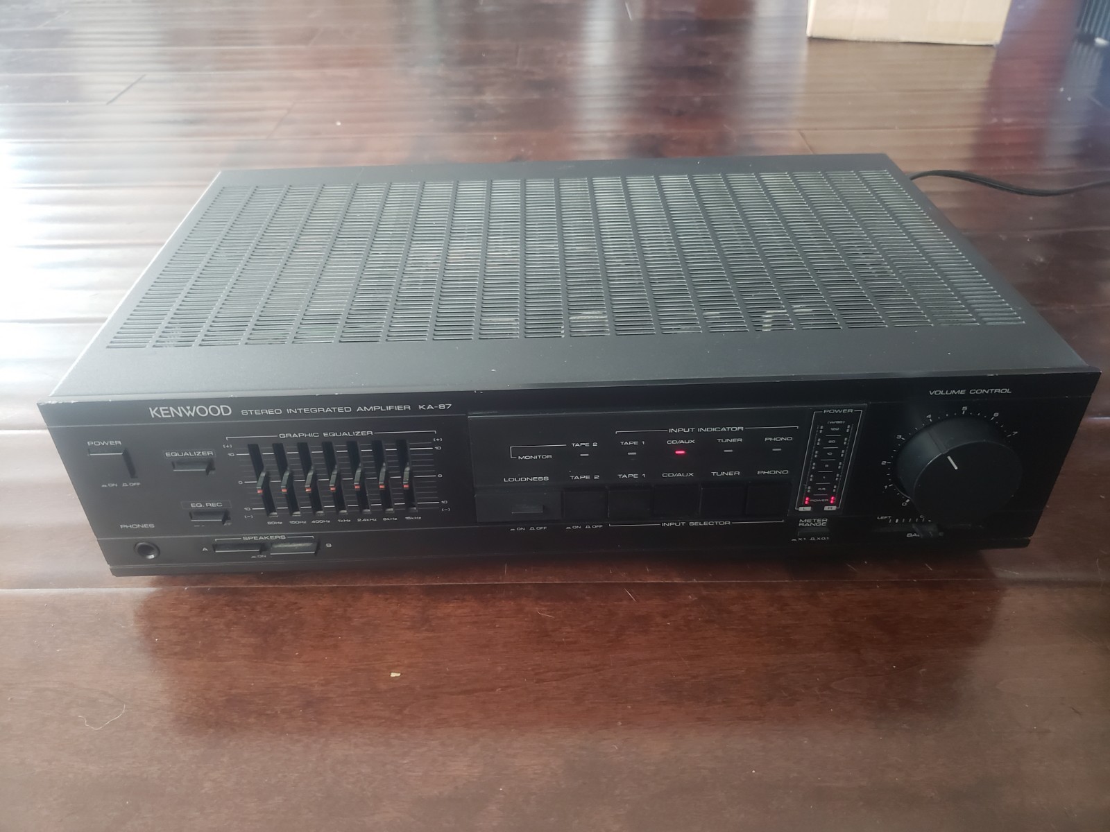 Kenwood KA-87 Stereo Analog Amplifier  Pristine Condition